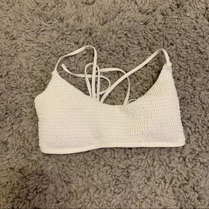 Hollister Smocked Bikini Top